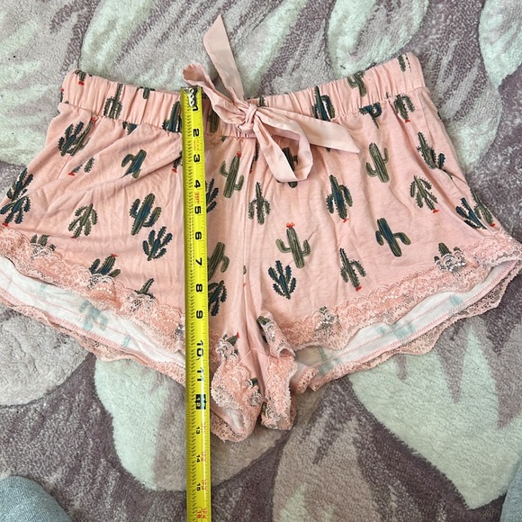 Torrid Super Soft Lace Trim Short in Pink Cactus - Picture 6 of 9